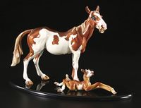 Cartoon/Whimsical Mare And Foal