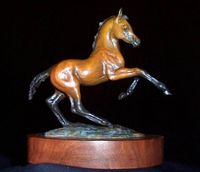 "Spooked" Bronze Statue by Jonathan Moeller