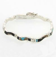 Turquoise Creek Wave Bracelet