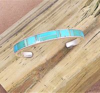 Turquoise Valley Double Line Cuff