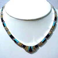 Turquoise Creek Link Necklace