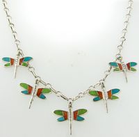 Sunrise Dragon Fly Necklace