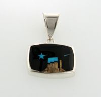 Turquoise Creek Picture Wide Rectangle