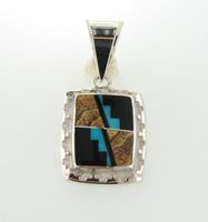 Turquoise Creek Geo Rectangle