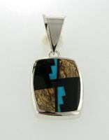 Turquoise Creek Large Oval Rectagle