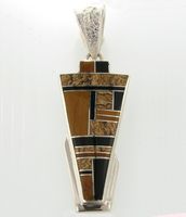 Native Earth Long Large Pendant