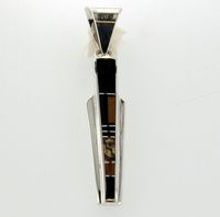 Native Earth Long Narrow Pendant