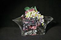 Crystal Triangle Bowl