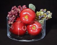 Crystal Tall Salad Bowl