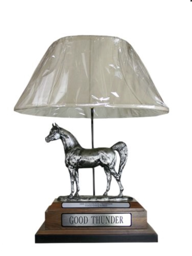 National Champion Arabian Trophy Lamp Base