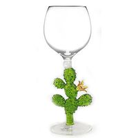 Cactus Stem Wine Glass
