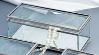 Rectangular Glass Hinged Box