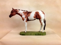 Full Body Medium Size "Tobiano Paint" Statue