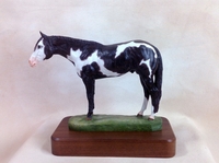 Full Body Medium Size "Overo Paint" Statue