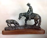 "Cutting Horse" Statue
