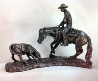 "Cutting Horse" Statue