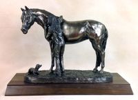 Cold Cast Bronze "Best Friends" Trophy Statue
