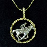 Twisted Rope Thoroughbred Necklace