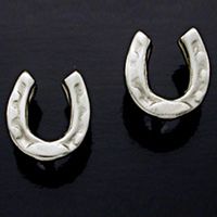 Horseshoe Post Earrings