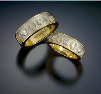 Bow River "Diamond Studded Horseshoe Rings"