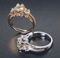 Horseshoe Engagement Ring