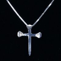Horseshoe Nail Cross 1"