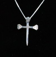 Horseshoe Nail Cross 1.25"