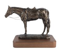 "Hunter Pleasure" Trophy with tack