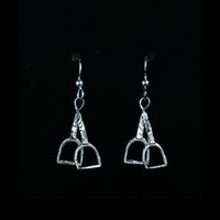 Stirrup Leather & Irons Earrings