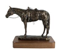 "Western Pleasure" Trophy with tack