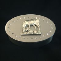 Oval Box w/CrystalsCrystal