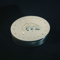 Oval Box w/Crystals