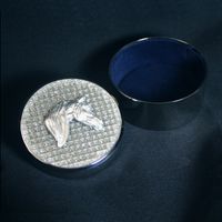 Crystal Glitter Galore Round Box