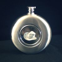 Round Stainless Steel Flask