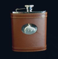 Leather Stainless Steel Flask