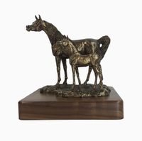 "Spring Addition" Arabian Mare and Foal Trophy